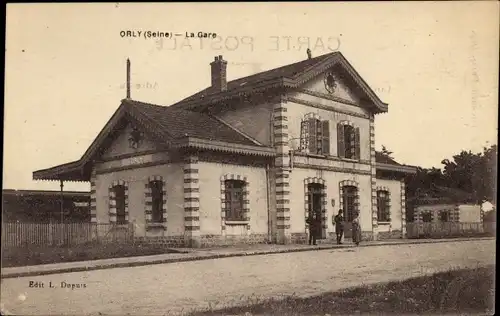 Ak Orly Val de Marne, La Gare