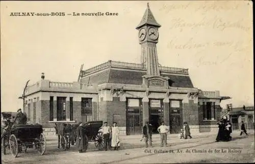 Ak Aulnay sous Bois Seine-Saint-Denis, La nouvelle Gare