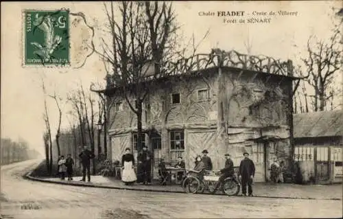 Ak Forêt de Sénart Essonne, Chalet Fradet, Croix de Villeroy