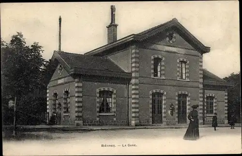 Ak Bièvres Essonne, La Gare