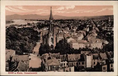 Ak Bonn am Rhein, Panorama