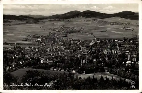 Ak Löbau in Sachsen, Blick vom Löbauer Berg