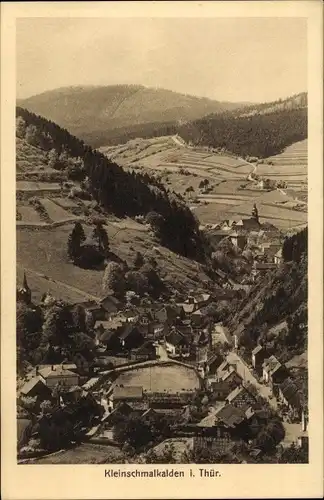 Ak Kleinschmalkalden Floh Seligenthal Thüringen, Talblick
