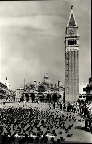 Ak Venezia Venedig Veneto, Piazza S. Marco