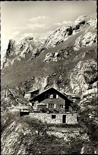 Ak Vils Tirol, Pfrontner Hütte, Bad Kissinger Hütte