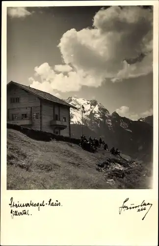 Ak Brandberg im Zillertal in Tirol, Steinerkogl-Haus