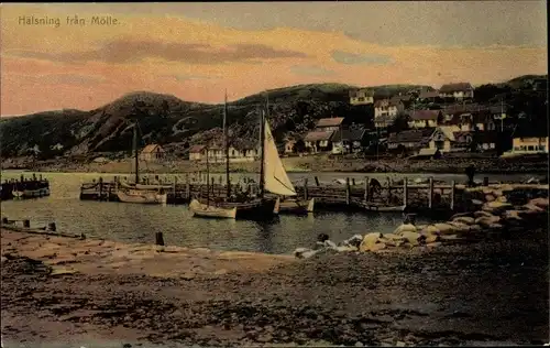 Ak Mölle Schweden, Teilansicht