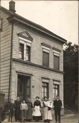 Foto Ak Hagen in Westfalen, Wohnhaus, Anwohner