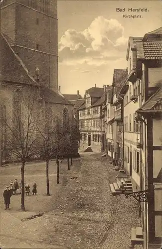 Ak Bad Hersfeld Hessen, Kirchplatz