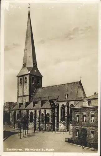 Ak Euskirchen Nordrhein Westfalen, Pfarrkirche St. Martin