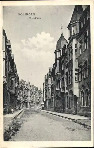 Ak Solingen in Nordrhein Westfalen, Weststraße