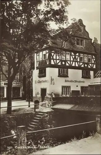 Ak Cochem an der Mosel, Endertor, Altdeutsche Waldschenke