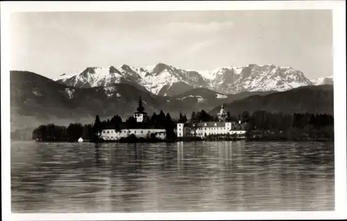 Ak Ort Orth Gmunden am Traunsee Oberösterreich, Schloss Ort