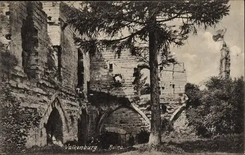 Ak Valkenburg aan de Geul Limburg Niederlande, Ruine