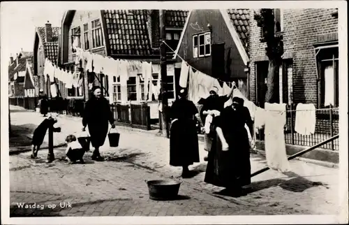 Ak Urk Flevoland Niederlande, Wasdag