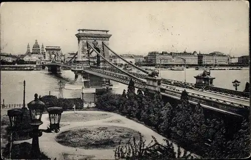Ak Budapest Ungarn, Brücke