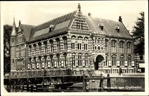 Ak Groningen Niederlande, Museum van Oudheden