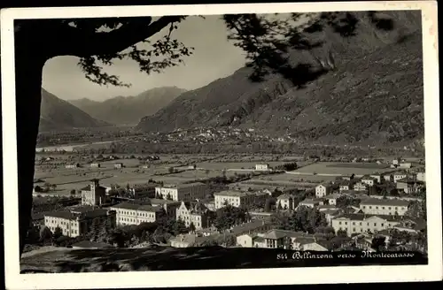 Ak Monte Carasso Bellinzona Kanton Tessin, Gesamtansicht