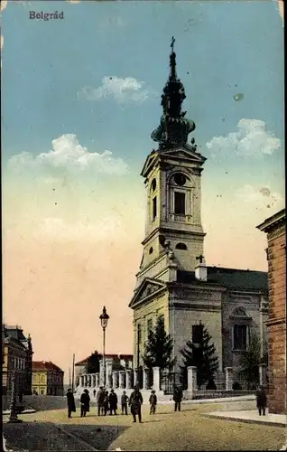 Ak Beograd Belgrad Serbien, Kirche