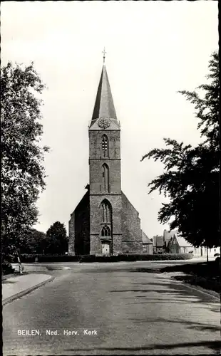 Ak Beilen Drenthe Niederlande, Ned. Herv. Kerk