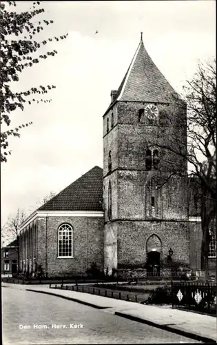 Ak Den Ham Groningen, Herv. Kerk