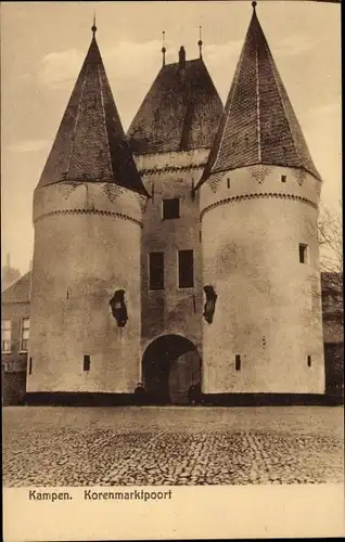 Ak Kampen Overijssel Niederlande, Korenmarktpoort