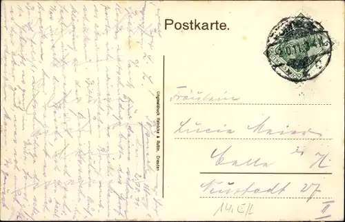 Ak Pößneck, Marktplatz mit Stadtkirche