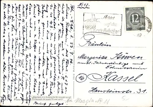 Landkarten Ak Hann. Münden, Der Weserstrom, Hameln, Höxter, Fulda, Werra