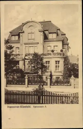 Ak Kleefeld Hannover in Niedersachsen, Villa, Spinozastraße 3