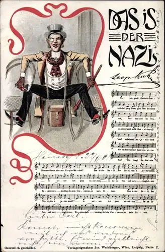 Lied Ak Das is der Nazi, Ignatius, eleganter Mann