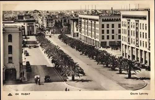 Ak Rabat Marokko, Cours Lyautey