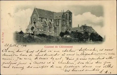 Ak Chèvremont Wallonien Lüttich, Couvent