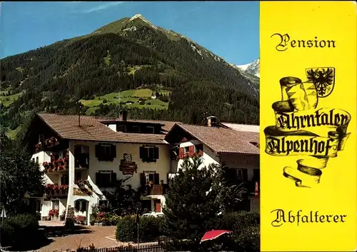Ak Luttach im Ahrntal Luttago Valle Aurina Südtirol, Pension Alpenhof, Restaurant Abfalterer