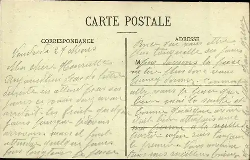 Ak Crevic Meurthe et Moselle, Bombardee par les Allemands, Vue interieure, I. WK