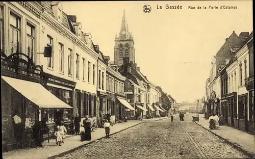 Ak La Bassée Nord, Rue de la Porte d'Estaires