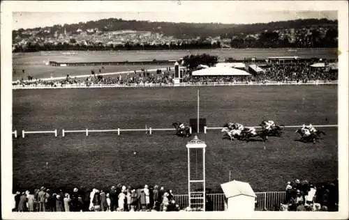 Ak Deauville La Plage Fleurie Calvados, L'Hippodrome, Le Pesage