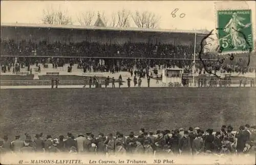 Ak Maisons Laffitte Yvelines, Les Courses, les Tribunes