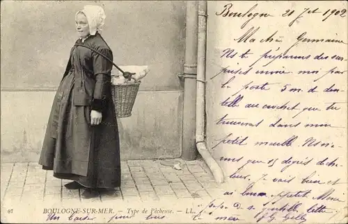 Ak Le Portel Pas de Calais, Type de Pecheuse