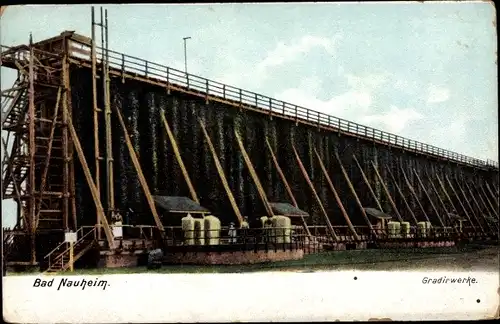 Ak Bad Nauheim in Hessen, Gradierwerke