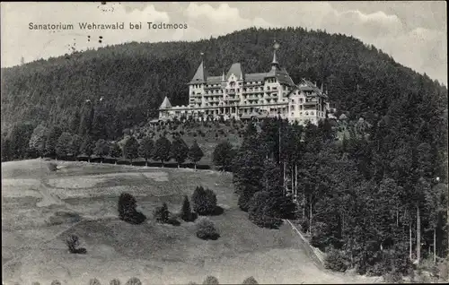 Ak Todtmoos im Schwarzwald, Sanatorium Wehrwald