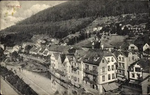 Ak Bad Wildbad im Schwarzwald, Ortsansicht