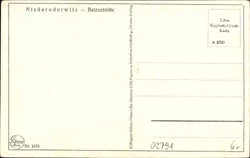 Ak Niederoderwitz Oderwitz in der Oberlausitz, Batzenhütte, Hof mit Bänken, Laube