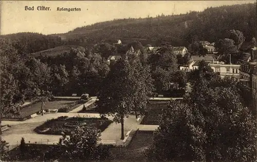 Ak Bad Elster im Vogtland, Rosengarten