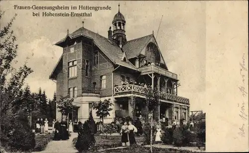 Ak Hohenstein Ernstthal Sachsen, Frauengenesungsheim im Hüttengrunde, Frauen