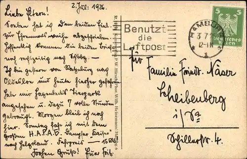 Ak Hamburg, Hafen, Dampfer im Schlepptau