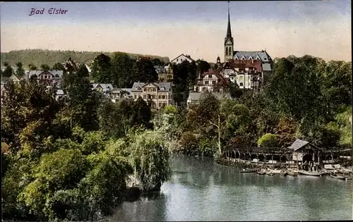 Ak Bad Elster im Vogtland, Panorama