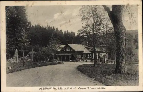 Ak Oberhof im Thüringer Wald, Obere Schweizerhütte