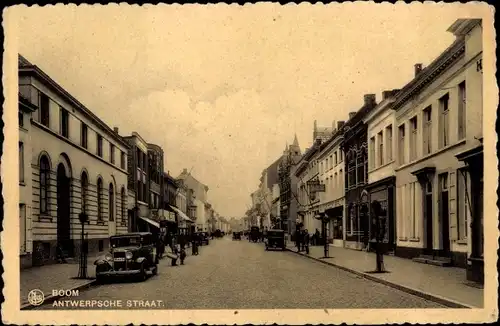 Ak Boom Flandern Antwerpen, Antwerpsche Straat