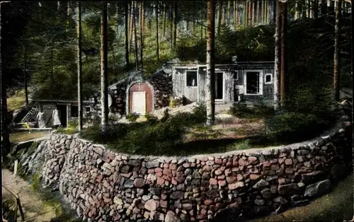 Ak Unterstand mit Küche und Eiskeller, I. WK