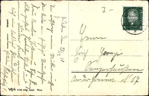 Ak Glückwunsch Neujahr, Lotterie, Glücksklee